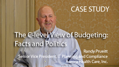 Video Case Study: C-level View of Budgeting